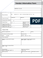 Vendor Information Form (Edited) PDF