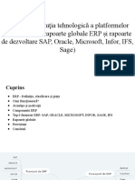 Piața Și Evoluția Tehnologică A Platformelor ERP