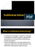 Subliminal Advertising