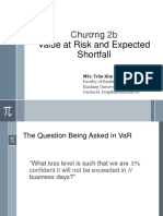 Chương 02b Value at Risk and Expected Shortfall