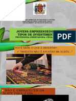 Tipos de Investimentos PDF