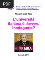 L'Università Italiana è davvero inadeguata?