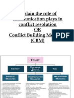 Conflict Building Measures