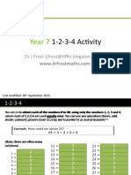 Year 7 Activity