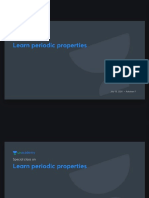 Learn Periodic Properties