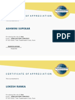 Role Player Certificate