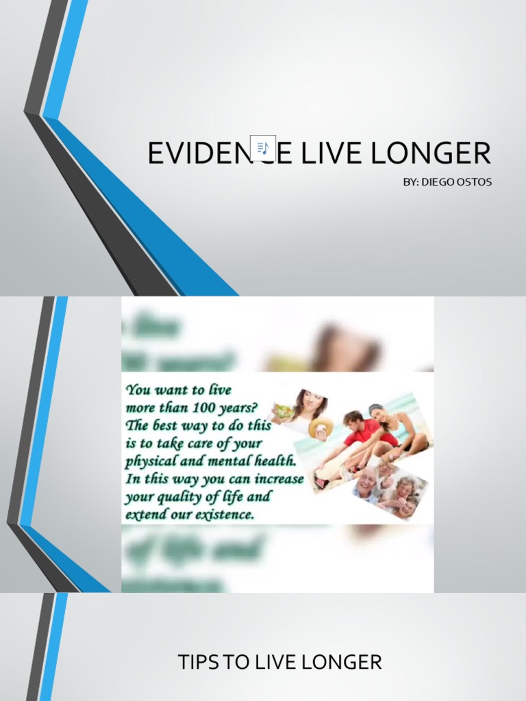 Tips for a Longer, Healthier Life | PDF