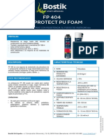 FP 404 Fire Protect Pu Foam: Espuma de Poliuretano Con Resistencia Al Fuego de Hasta 240 Min