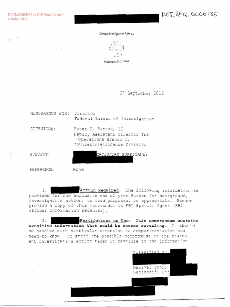 Enclosure 2 (Dcia Memo, 090716)_u National Security Of The United States Military