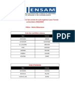 Concours D'accés À La 1ère Année Du Cycle Ingénieur Pour L'année Universitaire 2019/2020