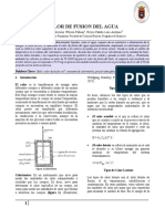 Informe Calor de Fusion Del Agua