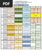 Weekly Schedule of Courses Electrical and Computer Engineering Department Academic Year 2020 - 2021