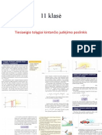 11 Klasė A (Tiesiaeigio Tolygiai Kintamo Judėjimo Poslinkis)