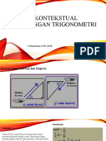 Masalah Kontekstual Perbandingan Trigonometri