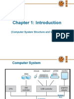 Chapter 1: Introduction: (Computer System Structure and Interrupts)