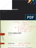 Vocabulary