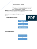 Determinación de La Acidez