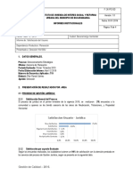 Informe de Satisfacción 1T - 2019