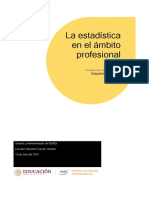 La Estadística en El Ámbito Profesional