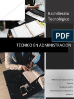 Bachillerato Técnico ADMINISTRACIÓN