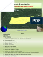Trabajo de Inv. Formativa Hidrologia Cuenca Pisuayo