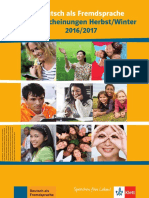 Deutsch Als Fremdsprache 2016 - 2017