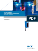 Photoelectric Sensors W250-2, Photoelectric Proximity Sensor, Background Suppression