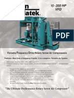 15 - 350 HP VFD: "The Ultimate Performance Rotary Screw Air Compressor"