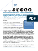 NIOSH Finds 98% of Stockpiled Respirators Maintain Performance