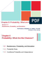 Chapter 5: Probability: What Are The Chances?: Section 5.1 Randomness, Probability, and Simulation