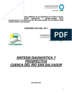 Conflictos socioculturales y ambientales en la cuenca del Río San Salvador
