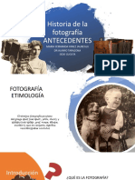 Historia de La Fotografía