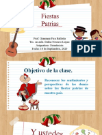 Clase de Fiestas Patrias