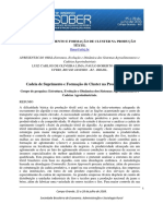 Artigo - Cadeia de Suprimentos e Formação de Cluster Na Produção Têxtil