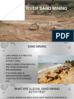 Illegal River Sand Mining: Presented by Snehal Thomas ROLL NO.1300
