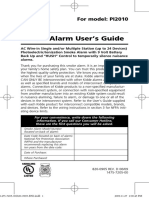 Smoke Alarm User's Guide: For Model: PI2010