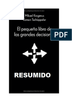 Resumido El Pequeño Libro de Las Grandes Decisiones PDF