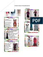 Pictures of Dresses Where The Principles of Design Are Being Applied