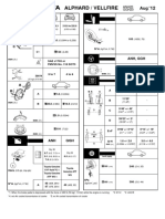 ALPHARD/VELLFIRE Service Sheet