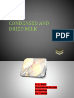 Condensed and Dried Milk PDF