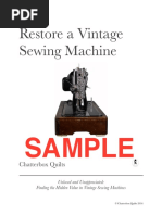 R4 - Restore A VIntage Sewing Machine Guide Sample PDF