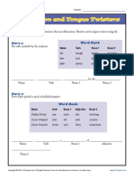 Alliteration and Tongue Twisters PDF