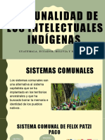 Comunalidad de Los Intelectuales Indigenas