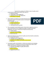 CPA Firm Quality Controls Chapter 7 Multiple Choice and True/False