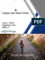 Supply and Value Chain: June 7, 2019 Tagbilaran City Batch 4