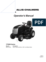 Allis-Chalmers YT9500 Series Operator's Manual