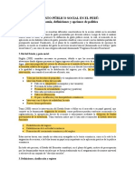 El Gasto Público Social en El Perú