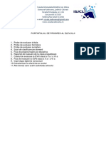 Documente Portofoliul Elevului PDF