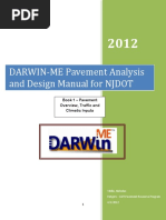 DARWIN-ME Pavement Analysis and Design Manual For NJDOT