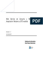 Webservice Registro Reclamo DTE V1.1 PDF